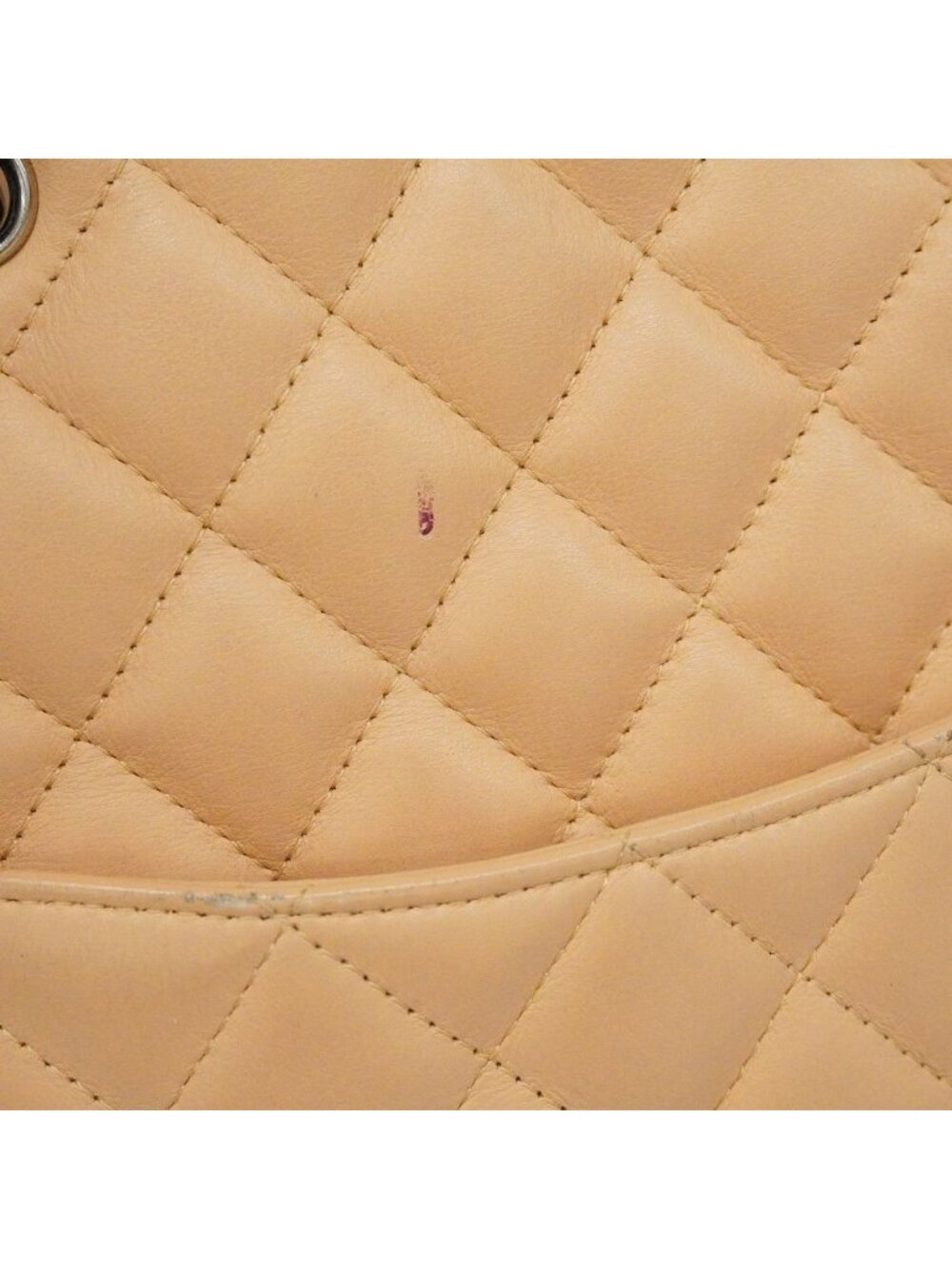 Chanel Tote Cambon Lambskin Beige Black Silver - Picture 9 of 10